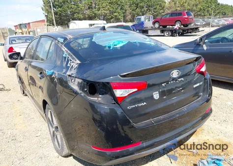 2013 Kia Optima Hybrid из США, поврежденный, VIN KNAGM4ADXD5057274